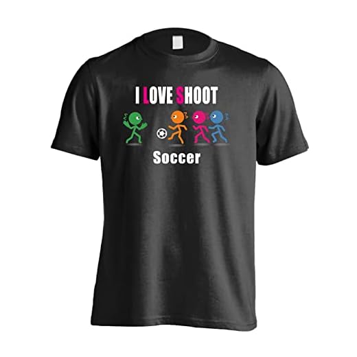 [アートワークスコウベ] サッカー Tシャツ 半袖 練習着 ドライ I LOVE SHOOT ユニセックス L ブラック