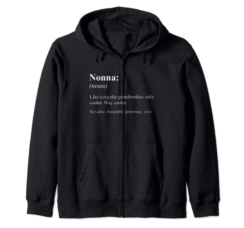 Funny Grandmother Definition Design - Nonna Sudadera con Capucha