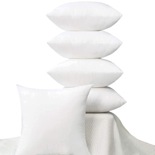 Image of Microfiber Pillow Filler 12x12 Inch | Cushion Insert 30x30 cm (Set of 5 Pillow)