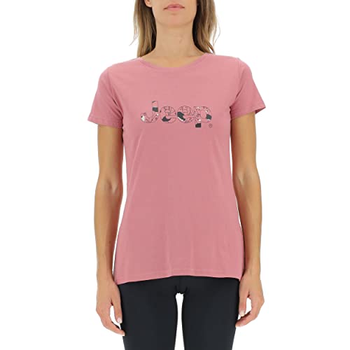 T-shirt femme Jeep J22w anti-déformation et respirant à motif botanique