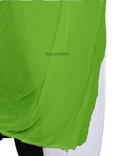 Image of Zen Women's Solid Premium Cotton Dupatta 2.25 Meters 100% Pure Cotton