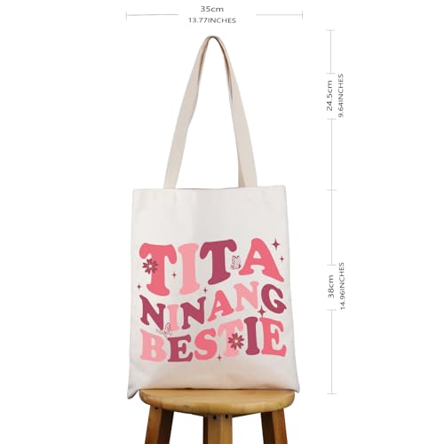 Bolso tote VAMSII para ninang, tita o bestie, regalo para diosa madrina, bolso de mano filipino miniatura 4