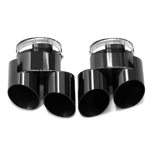 DZSQWETYU Silencieux D'Échappement 1 Paire pour BMW X5 X6 G05 G06 Quad Tuyau D'échappement Tuyau D'échappement Embout De Silencieux Buse Tuyau...