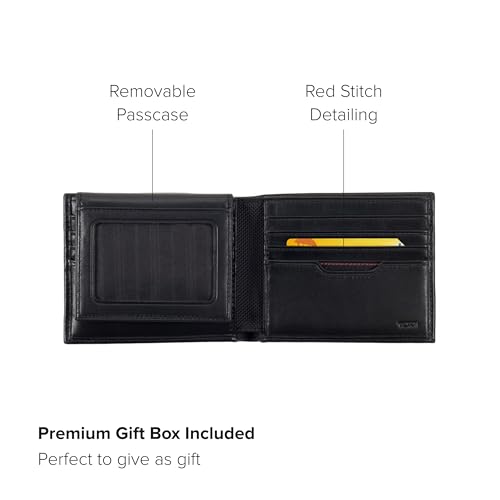 TUMI - Delta Global Removable Passcase Wallet - Leather Wallet - RFID Blocking - ID Window & Card Slots - 4" x 5" x 1" - Black3