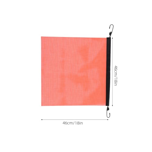 Bandera de seguridad naranja resistente a la abrasión para maquinaria vial 2