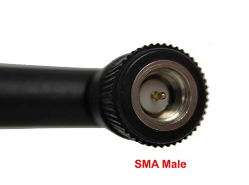 Image of Proxicast 5-8 dBi High Gain External 4G /5G Antenna Compatible with Cisco, Cradlepoint, Netgear, Pepwave, MoFi, CalAmp, Digi, Sierra and Other Routers & Modems with SMA Connectors (ANT-120-006)