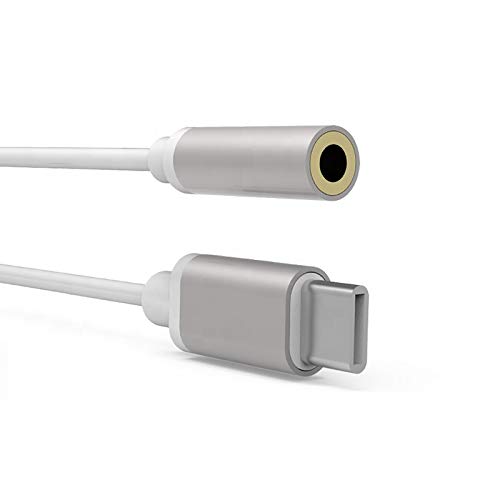 Headset Buddy 3.5mm to USB C Headphone Adapter Compatible with Samsung Galaxy/Note, iPad Pro, Pixel 2/XL/3, HTC, & More (PH35-USB-C)