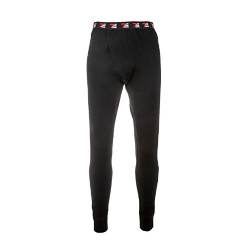 7Even 100% Merino Wool Mens Base Layer Bottom 190 GSM Medium Black