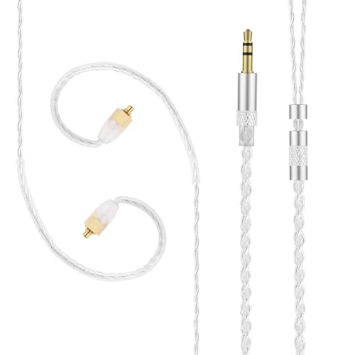 Zosvoses SE215 Cable Compatible with SE215, SE315, SE425, SE535, AONIC 3, AONIC 4 Earphones, MMCX Earphone Cable Compatible with WESTONE W40, W50, B60, W80, 4ft