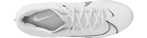 Image of Nike Vapor Edge Elite 360 2 DA5457-100 White-Pure Platinum-Metallic Silver Men's Football Cleats 9 US