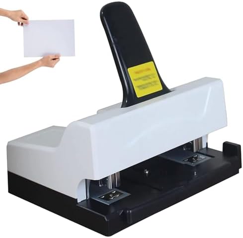 Heavy Duty Office Stapler - Manual Double Hole Design, Push Button Pop ...