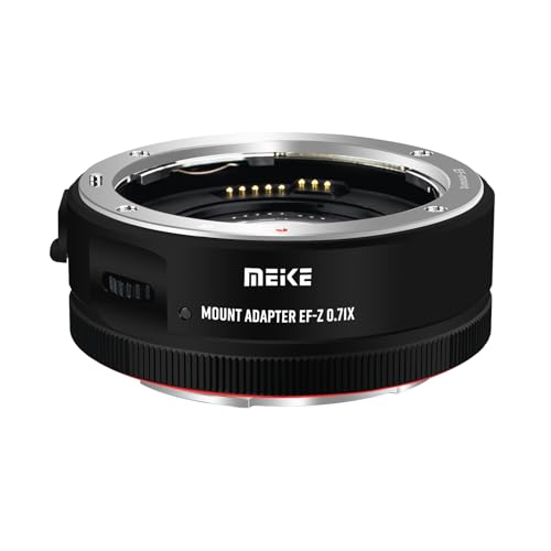 Meike MK-EFTZ-0.71X Auto Focus 0.71X Speed Booster Lens Mount Adapter for EF Mount Lens to Nikon Z Cameras Z30 Z50 Zfc