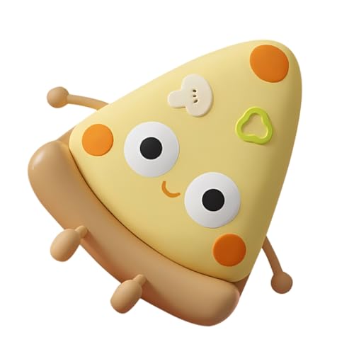 HORIALENCE 可愛いピザ型小夜灯 ベッドサイド用コンパクトテーブルランプ かわいい常夜灯 女子向けの暖かい間接照明 部屋の装飾に