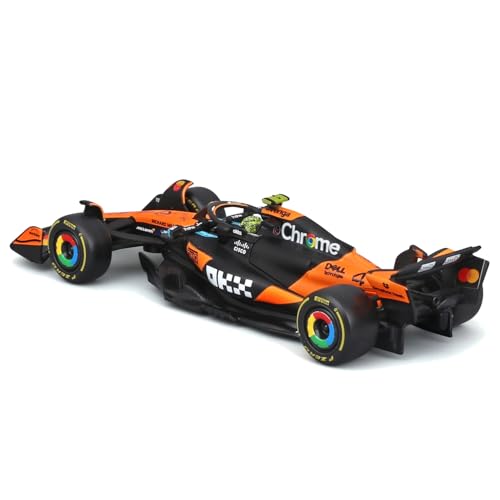 Bburago 1:43 Race Formula McLaren MCL39 con Casco Norris 2025 miniatura 4
