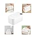 Baby wet wipe heater, Reusable constant temperature wet wipe warmer,Home, Travel wet wipe heater, USB heated wet wipe box (white)