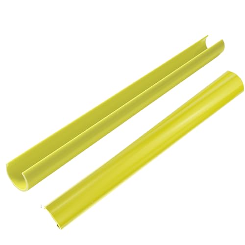Image of V Brace Grille Inserts Stripes Trim fit for BMW V Brace Grill Stripes Front Grill Insert Trims Compatible with BMW E60 F52 V Brace Stripes Cover V Brace Wrap Covers -Yellow
