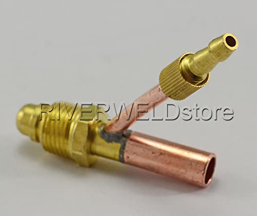 Image of RIVERWELD Welding Cables Connector Fitting 5 /8 inch-18 Male 2pcs | for SR WP 26 TIG Welding Torch Gas Water Separate Cable