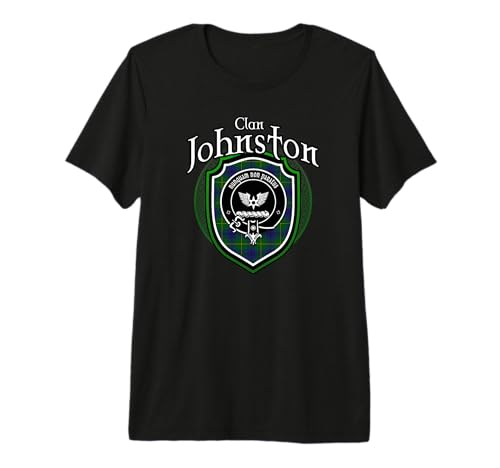 Johnston Clan Crest | Scottish Clan Johnston Family Badge Premium Tri-Blend T-Shirt