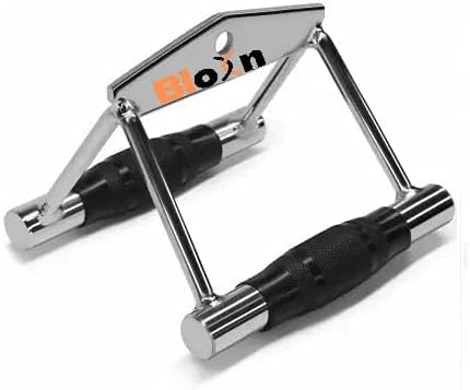 Seated Rowing Handle, Cable Cross D Handle Rowing Handel with Grip, Ideal for Seated Row Exercises to Develop Your Back, Shoulders, Forearms, Triceps, and Biceps