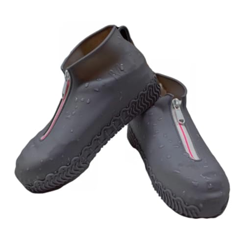 MZSKLW Cubre Zapatos Impermeable Anti-slip Cover For Shoes Accessories Reusable Rain Covers Women Waterproof Shoe(GRAY,M)
