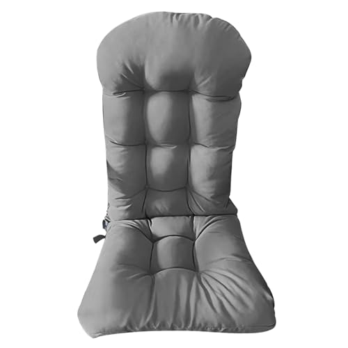 Sillón mecedor plegable para exterior con cojines acolchados 2
