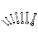 KLEIN TOOLS 68222 Ratcheting Box Wrench Set, 7-Piece, Made in USA