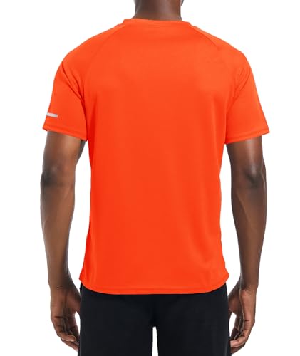 Image of Men's Quick-Dry Sportswear T-Shirts,4 /6 Pack Breathable Moisture Wicking Gym Tops for Training & Workout,Short Sleeve Tees