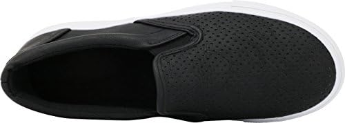 Soda Tracer Women's Preforated Slip On Sneakers 5 Soda Tracer Women's Preforated Slip On Sneakers