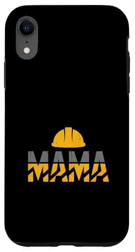 Funny Mama Safety Say Construction Hard Hat Hazard �X�}�z�P�[�X iPhone XR �p