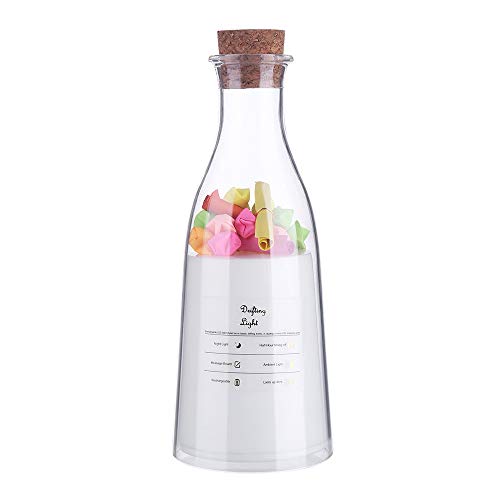 Luz de botella de leche de siete colores con cabezal de cama, ayuda para dormir, luz nocturna, temporizador, USB, luz de reproducción creativa