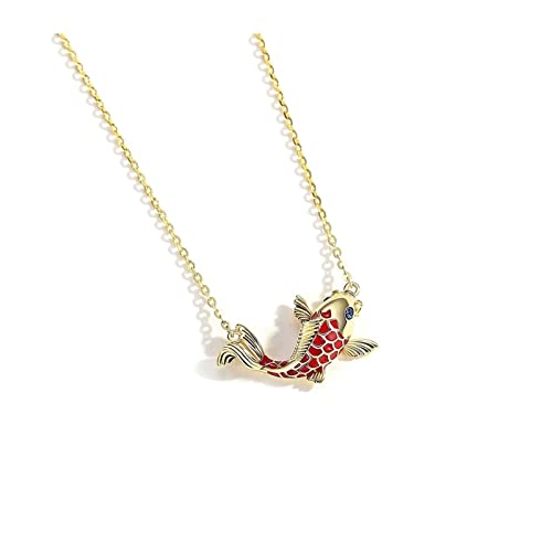Collier poisson Lucky Koi, le bijou en argent 925 pour sublimer vos tenues d'été