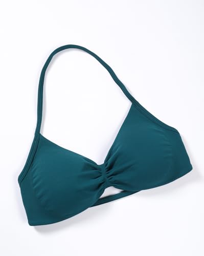 Image of AUROLA Influence Strappy Bra Sports Bras for Women, Backless Padded Impact Strappy Bra Workout Gym Yoga with Removable Cups