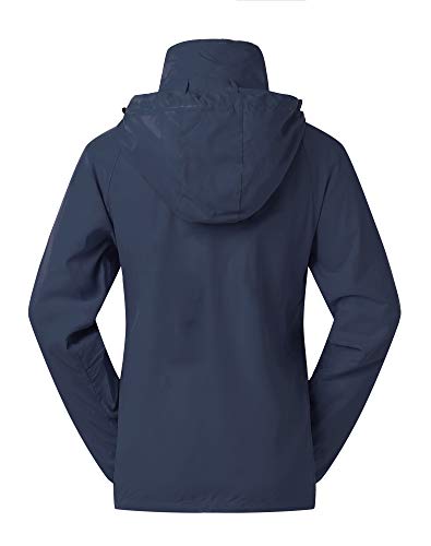 Image of Women's Lightweight Waterproof Jacket Packable Windbreaker Running Coat