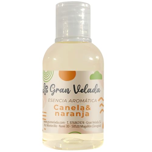 Esencia Aromática Canela Naranja | Fragancia Concentrada con Toques Cítricos y Especiados | Para Perfumes, Jabones, Velas y Cosméticos | 50 ml