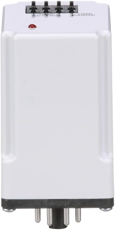 Schneider Electric Square D Timer Relay, Type JCK, Plug in, On Delay, Programmable, 0.5 Second to 999 Hours, 10A, 240 VAC, 120 VAC/110 VDC