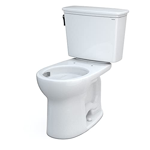 Toto CST785CEFG#01 Drake Transitional Two-Piece Round 1.28 Gpf Universal Height Tornado Flush Toilet thumb #8