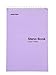 Mintra Office Steno Book - (Pastel Colors, 4 Pads/Pack, Graph Ruled) - 6inx9in, 70 Sheets, Notebook for writing notes in school, university, college, work, office