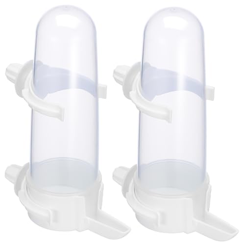 BESPORTBLE 2pcs Bird Feeder Water Dispenser Automatic Bird Cage Accessories Easy to Install Safe and Reliable Feeding