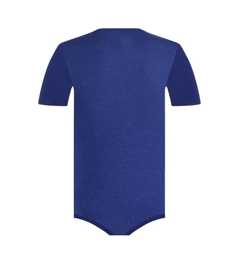 Mens Onesie Short Sleeve Bodysuit Puff Print Romper Pajamas - Space Bear2