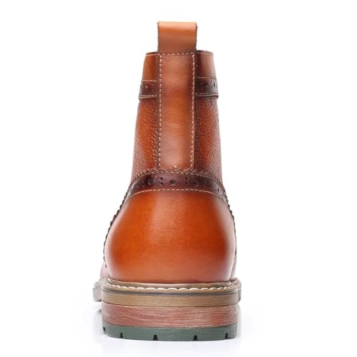 Image of Arkbird Mens Chelsea Boots, Stylish and Comfort Leather Chukka Ankle Boots with Zipper