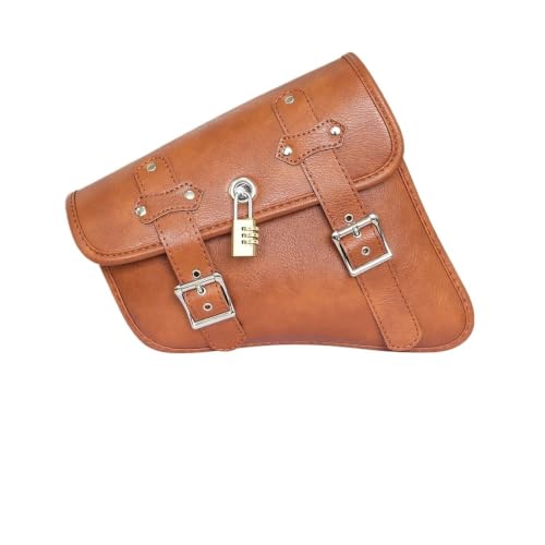 Sac bras oscillant gauche moto Softail Dyna Cavalier accessoires cuir solo