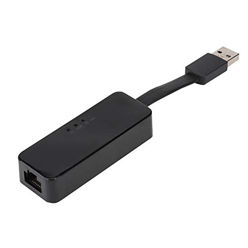 Adaptador Ethernet para Laptop, Tarjeta de Red USB Black Gigabit Ethernet de 40 Pines a USB Adaptador para Realtek 8153b Baja Potencia