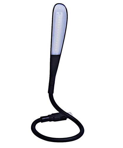 USB Lamp for Laptop, LED Book Light, Dimmable Reading Light 14 LED Lights Touch Control 3 Brightness Levels(Black)