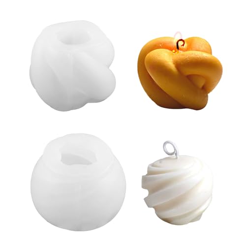 BDHYYM 2 moldes de silicona para velas, moldes de silicona, velas...