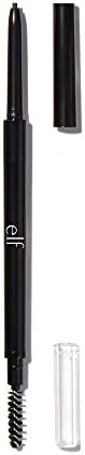 e.l.f. Ultra Precise Brow Pencil, Dual-Ended, Ultra Fine Tip Defines & Fills Eyebrows, Creamy Formula, Vegan & Cruelty-Free, Cool Brown