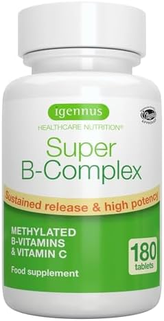 Vitamin B Complex - Methylated B Complex, 180 Tablets, Vitamins B...
