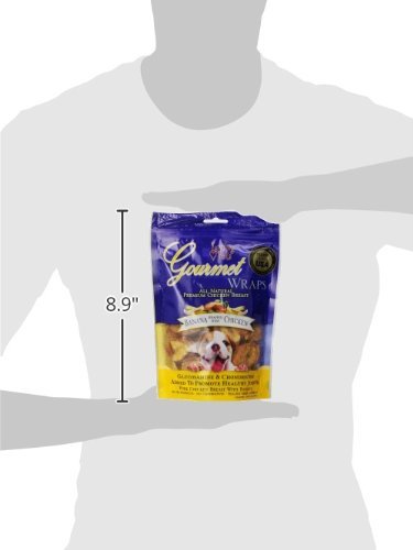 Loving Pets (2 Pack) All Natural Premium Banana And Chicken Wraps With Glucosamine And Chondroitin Dog Treats, 6 Oz #TOP2