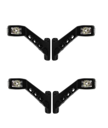 Image of 4 pcs 14 Led Side Outline Stalk Marker Lights Lamp Indicator Trailer Truck 12v 24v