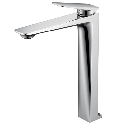 Robinet de bassin laiton noir mat au design épuré pour une salle de bain moderne