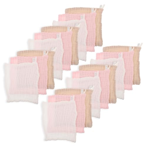 Carré de lavage en coton Kisangel 25x25 pour la crèche quotidienne